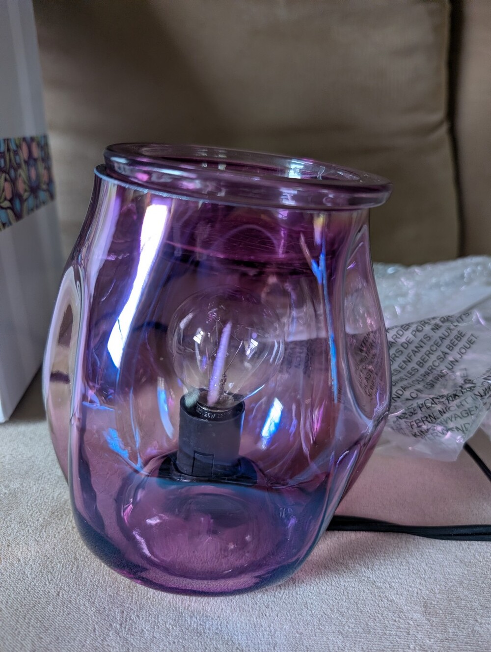 Scentsy Bubbl ed - Ultraviolet Warmer (Purple)